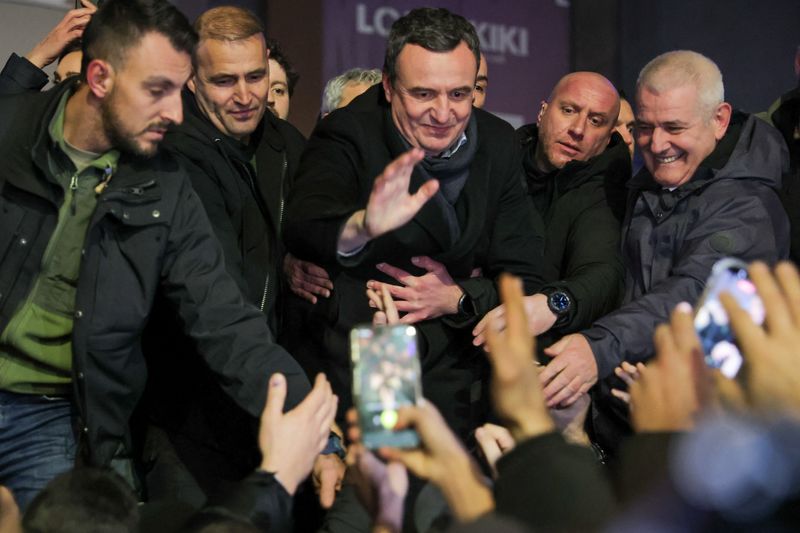 Kosovo’s Kurti promises swift formation of new government after election win Kosovo’s Kurti promises swift formation of new government after election win