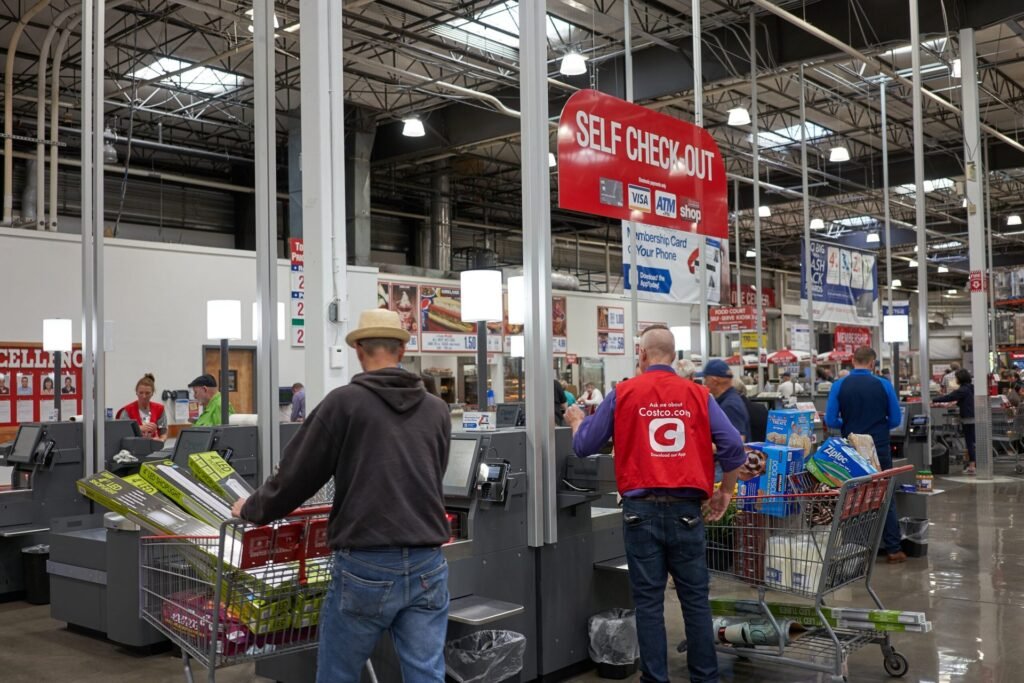 10 of the Best High-Paying Retail Jobs Self-checkout lines at Costco