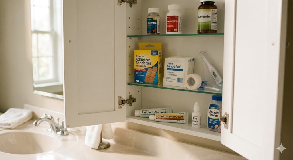 10 Things You Should Always Keep in Your Medicine Cabinet