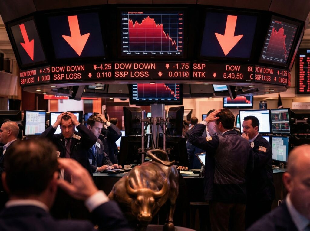 Dow Slides Nearly 800 Points After Fed Meeting Amid Oil Inflation