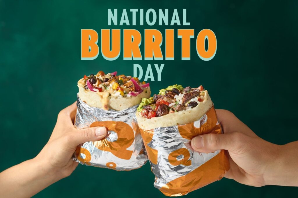 It’s National Burrito Day: Here’s How, Where to Get One for Free It’s National Burrito Day: Here’s How, Where to Get One for Free