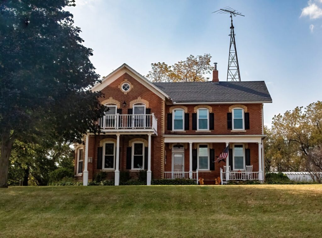 Brick house in Plainview, Minnesota